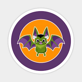 Cute Frankenstein Bat Magnet